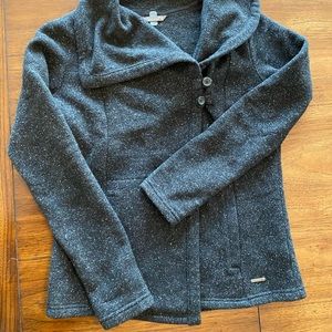 Cozy Smartwool indoor/outdoor jacket!